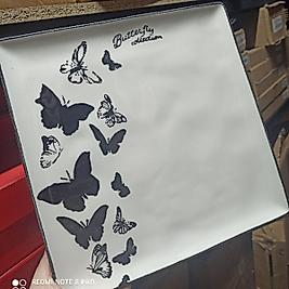 PRT-5220-BUTTERFLY-0020 KARE TABAK ADET (26*26*2,5)