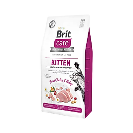 Brit Care Tahılsız Tavuk Etli ve Hindi Etli Yavru Kedi Maması (7 kg)