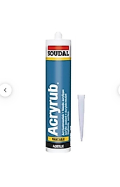 SOUDAL SİLİKONİZE MASTİK Renkli 500 Gr