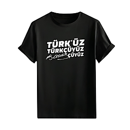 Kırmızı Beyaz Vatan Aşkı Bayrak ve Atatürk Baskılı Oversize Unisex Tişört