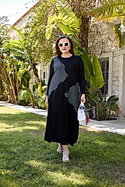 dokuma kumaş elbise