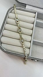 14K ALTIN KAPLAMA ÇELİK BİLEKLİK