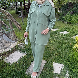 Tensel kot takım/Çağla yeşili