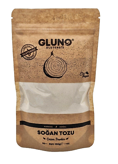 Gluno Glutensiz Soğan Tozu 100g