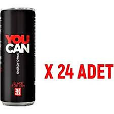 You Can Black Enerji İçeceği 250ml 24lü