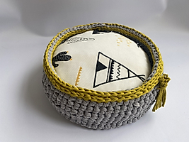 Kedi Ve Minik Irk Köpekler için Handmade 40 cm x40 cm Yatak