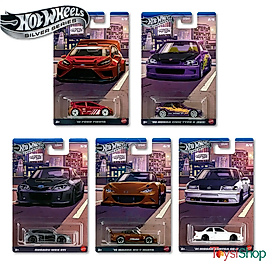 HOT WHEELS Compact Kings Set – ’12 Ford Fiesta, ’99 Civic EK9, WRX STI, Miata, Sentra SE-R