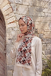 ALFA SİLK ŞAL PASTEL ÇİÇEK DESEN-2