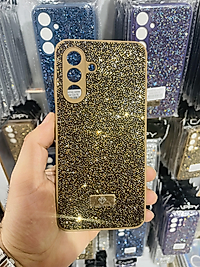 Samsung Galaxy A26 Taşlı Telefon Kılıfı Gold