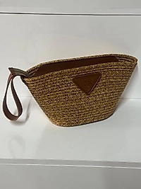 Jüt Prada Milano Kahverengi El Çantası