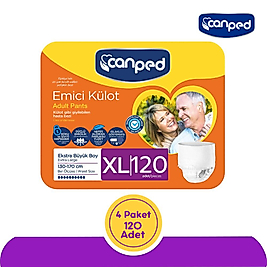 Canped Emici Külot Extra Büyük (XL) 120 Adet