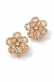 Çiçek Düğme Broş