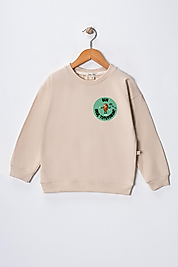 Erkek Çocuk "Ben Oruç Tutuyorum"  Baskılı Pamuklu Sweat