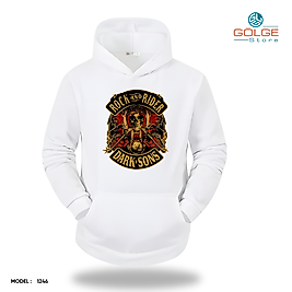 Motorcu Model Slimfit Kapüşönlu Hoodie Erkek kadın Sweatshirt
