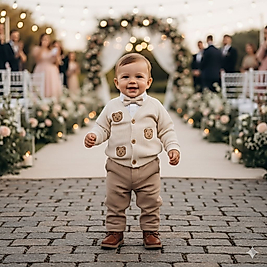 AYICIKLI KAHVERENGİ 2 PARÇA TAKIM