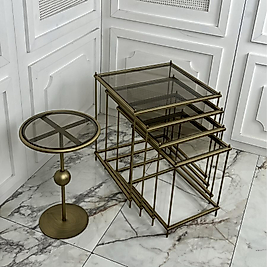İnta - Art zigon Seti - Eskitme Gold