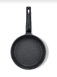KIZILELMADA 28 cm Siyah Saplı Granit Tava – Yapışmaz ve Dayanıklı Yüzey