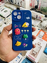 iPhone 15 Ayıcık Kabartmalı Telefon Kılıfı