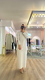 Hâbel Etek Hırka Takım Taş