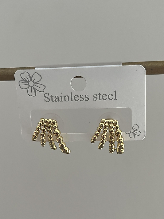 Çelik Tomurcuk Küpe