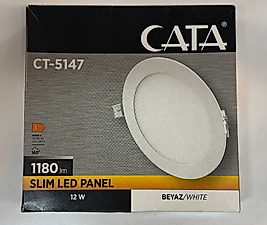 CATA 12W SLIM LED PANEL 6500K