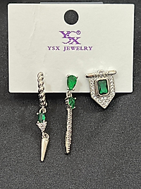 Üçlü xuping küpe set