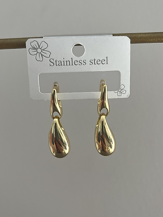 Çelik Sallantılı Küpe