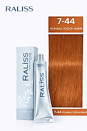 RALİSS SAÇ BOYASI 60 ML. (7-44 KUMRAL YOĞUN BAKIR)