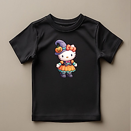 Hello Kitty Baskılı Normal Kalıp  Çocuk Tişört