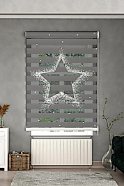 Minibabyrooms Gri Parlak Yıldız
