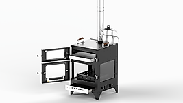 Hot Mood Four Glass Pro Kamp Sobası