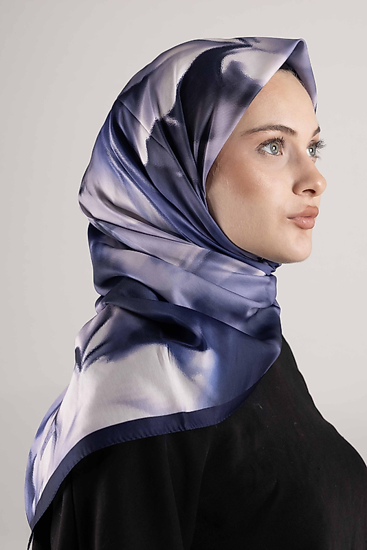 DESENLİ FRANSIZ İPEĞİ EŞARP DESEN-1