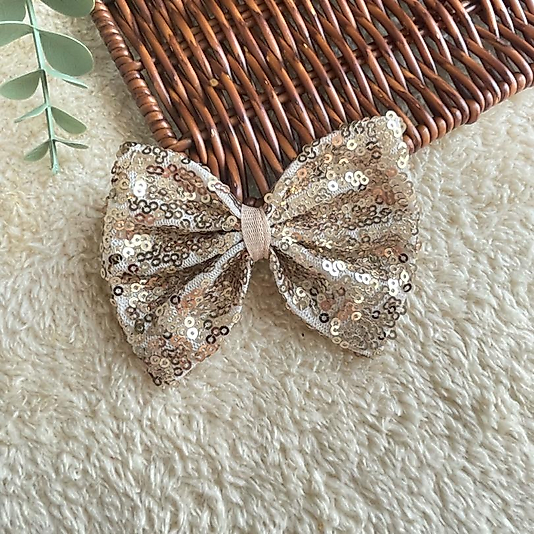 Büyük Boy Payet Işıltılı Kız Çocuk Kilps Toka