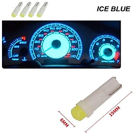 (4XADET) 1 SET 12V LED MINI DİPSİZ T5 ICE BLUE (MİNİ DİPSİZ AMPUL BUZ MAVİ)