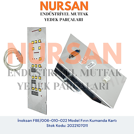 İnoksan FBE/006-010-022 Model Fırın Kumanda Kartı