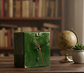Koyu Yeşil  Masa Saati MS021