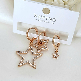 Yildiz Yildiz 3'lü Set Küpe