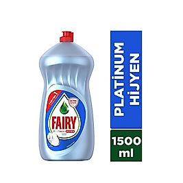 Fairy Platinum Hijyen Sıvı Bulaşık Deterjanı 1500 ml Limon