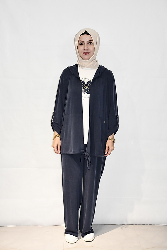 Modal Lacivert 3'lü Takım