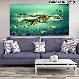 MERCAN MOBİLYA  VE AKSESUAR ,   130*70 DENİZ KAPLUNMASI  KANVAS TABLO