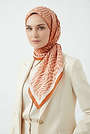 Spring Eşarp Çizgili Oval Çizgili Desen