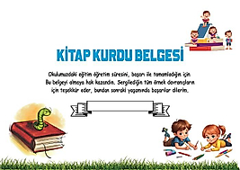 KİTAP KURDU BELGESİ