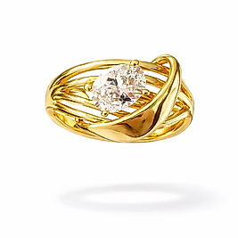 Serçe Parmak Baget Taşlı Xuping Yüzük