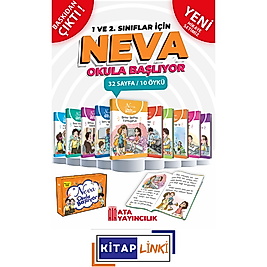 Neva Okula Başlıyor 32 sayfalık 10 Kitap 1. ve 2. sınıflar için Ata Yayıncılık