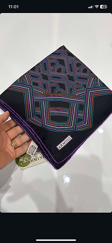 Armine Saf İpek Eşarp