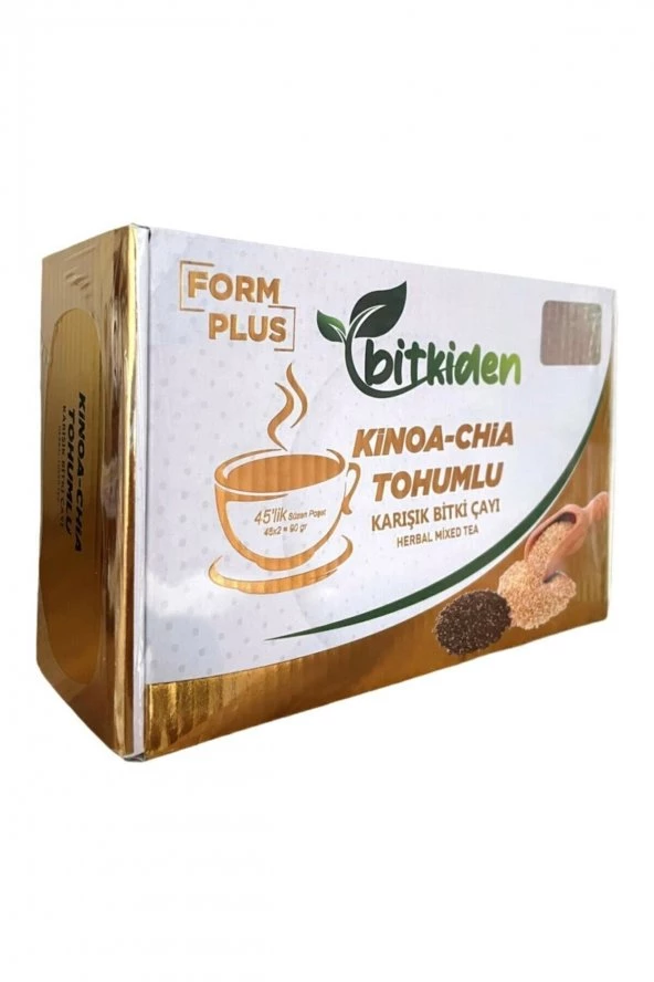 KİNOA-CHİA TOHUMLU KAR. BİTKİ ÇAYI 45Lİ BİTKİDEN