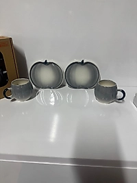 2li Gri Bal Kabağı Modelli Fincan Takımı