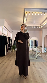 Hâbel Desenli Kahverengi