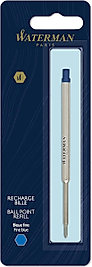 Waterman Parıs Recharge Bılle Ballpoint Refill fine Blue (F) tükenmez kalem yedeği