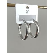 Çelik Silver Halka Küpe